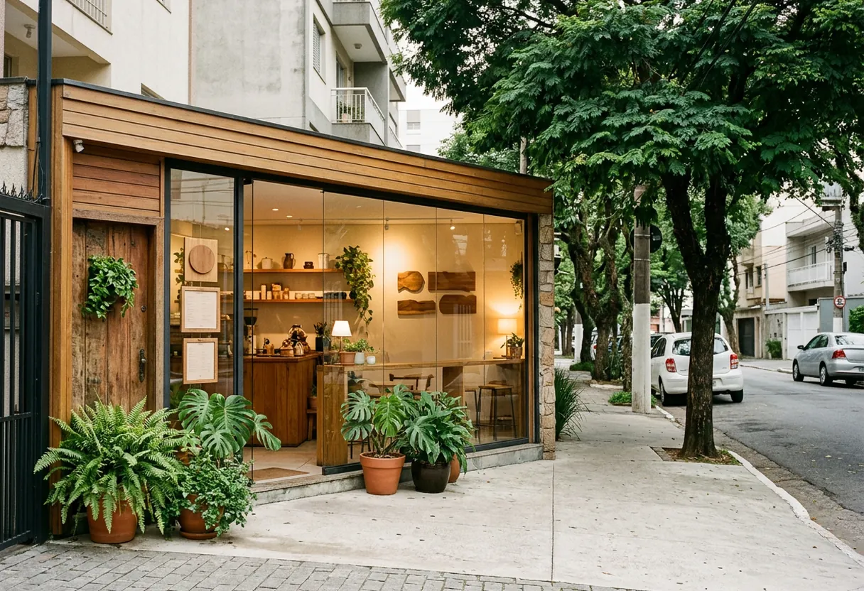 Fachada de estabelecimento comercial